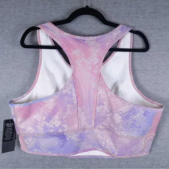 Torrid Longline Low Impact Sports Bra- Performance Core Purple Shine (updated) - Picture 5 of 15